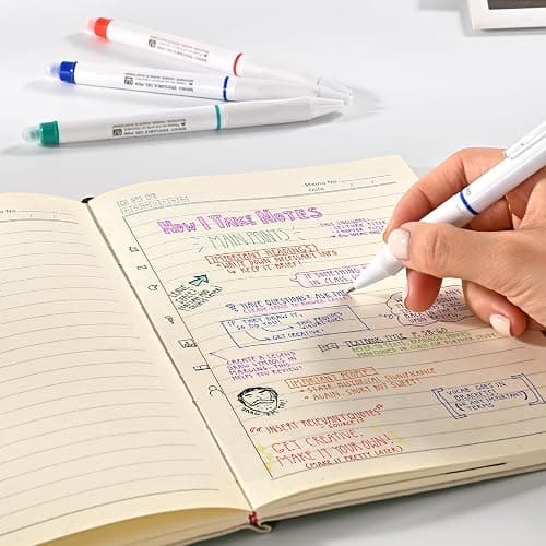 Erasable Gel Pens, 6 Colors Retractable 0.7mm Fine Point Erasable Pens Clicker + 6 Counts Refills, Assorted Color Inks, Make Mistakes Disappear for Writing Planner Drawing and Crossword Puzzles thumbnail 2