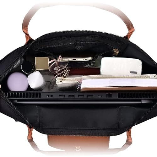 GM LIKKIE Shoulder Tote Bag for Women, Nylon Top-Handle Purse, Foldable Weekend Hobo Handbag (Black2) thumbnail 6