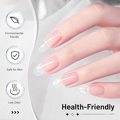 JODSONE Builder Gel for Nails,2Pcs 16.5ml Builder Gel Nail Polish for Thickening Strengthener Building Extension Nail Thickening Solution and Nail Art Design Gift for Women thumbnail 5