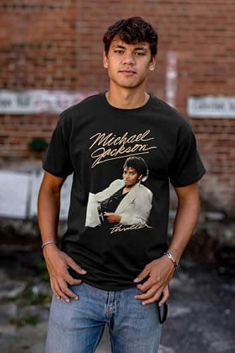 Michael Jackson MJ Thriller Album Graphic T Shirt Men or Women thumbnail 5