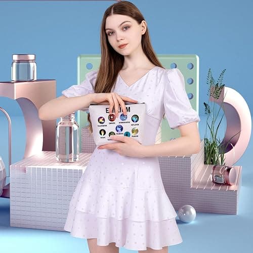 MEIKIUP Keeper of The Lost Inspired Gift Book Lover Makeup Bag KOTLC Gift Organizer Pouch Bookish Gift (EXILLIUM Bag) thumbnail 5