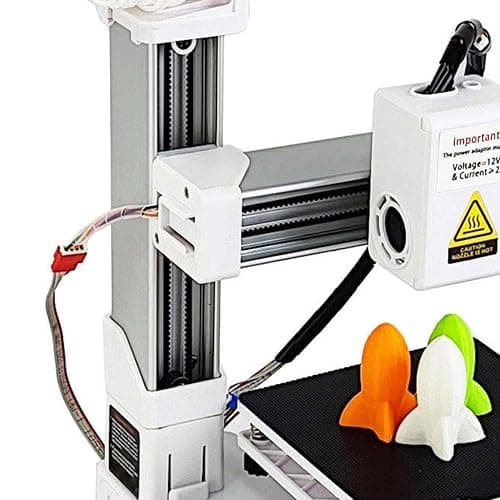 Estink Beginner 3D Printer Small Desktop 3D Printer Compact for Kids Easy to Use with Intuitive Key Controls 100x100x100mm Printing Size for PLA TPU Filament (White) thumbnail 7
