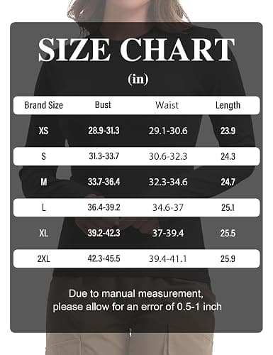 HOPLYNN 1/4 Pack Womens Long Sleeve Shirts Crew Neck Basic Compression Slim Fitted Workout Undershirts Baselayer Tops thumbnail 7
