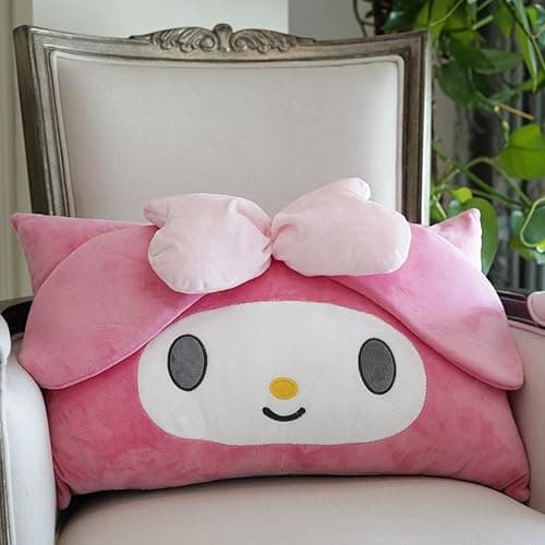 AMZROMI Kawaii Anime Pillow Cover Cute Pillow Cover Kawaii Cute Pillow Cases Girl Plush Pillow Slips for Dormitory/Decorative Bedroom/Livingroom 62×42cm - Image 1