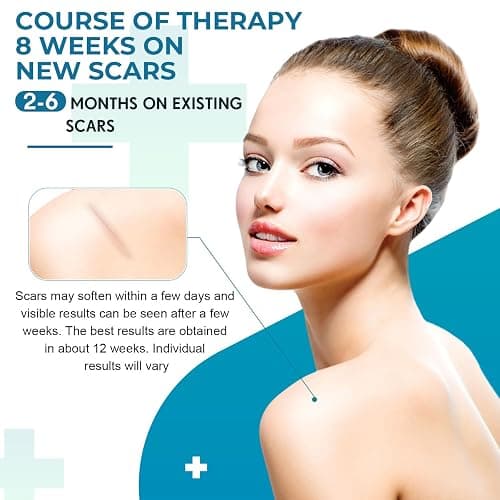 Silicone Scar Sheets, Silicone Scar Tape(1.6”x 60” Roll-1.5M), Silicone Scar Strips, Professional Scar Removal Sheets for Surgical Scars, Keloid, C-Section, Burn et thumbnail 8