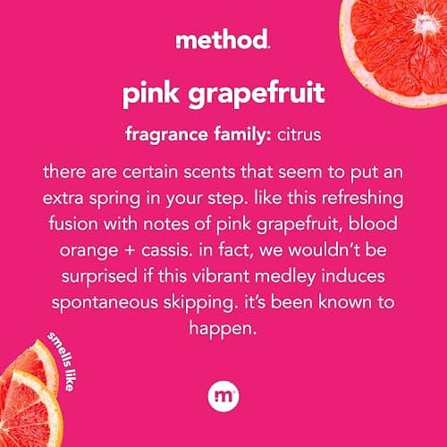 Method All-Purpose Cleaner Spray, Pink Grapefruit, Perfect for Most Counters, Tiles and More, 28 Fl Oz, (Pack of 4) thumbnail 3