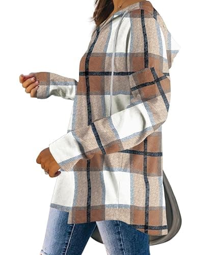 Bofell Womens Fashion Tops Hoodies for Women Pullover Oversized Sweatshirts Long SLeeve Shirts Loose Fit thumbnail 3