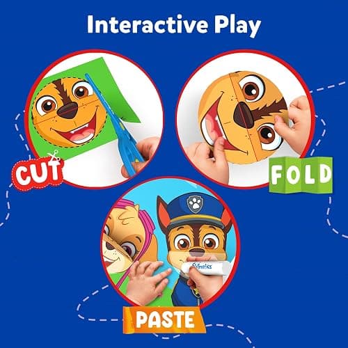 Skillmatics Scissor Skills Activity Book - Snip Snip PAW Patrol, Stocking Stuffers, Preschool Cutting & Creative Activities, Felt Craft Kit, Fine Motor Skills, Christmas Gifts for Ages 3, 4, 5, 6, 7 thumbnail 6