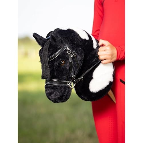 LeMieux Hobby Horse Razzle - Black and White Piebald - Realistic Head - Perfect for Kids thumbnail 2