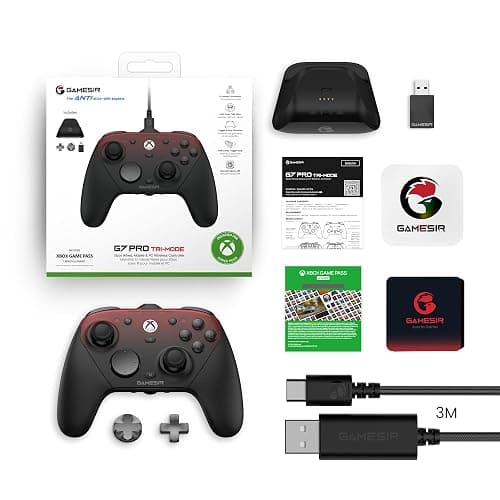 GameSir G7 Pro Wired Controller for Xbox Series X|S, Xbox One, Wireless Gamepad for PC&Android with TMR Sticks, Hall Effect Analog Triggers, 1000Hz Polling Rate, 3.5mm Audio Jack - Black thumbnail 2