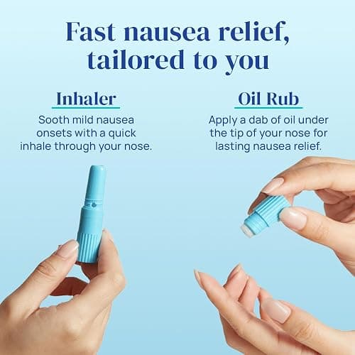 Allclair Nausea Relief Inhaler - Take Control of Motion Sickness, Morning Sickness, Medication, Stress - Fast, Natural, Drug-Free, Non-Drowsy & Portable Travel Essential (2 Inhalers) thumbnail 8