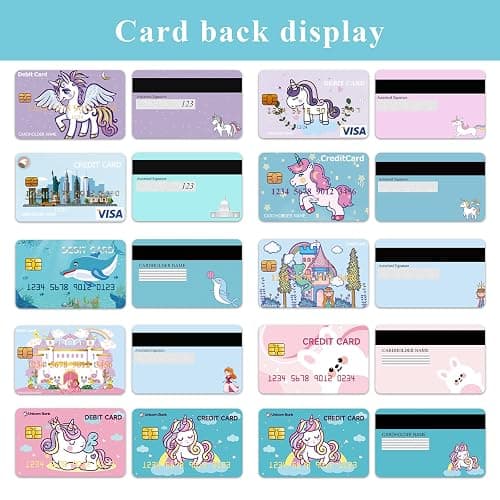 Fake Credit Cards for Kids, Play Credit Cards Pretend Debit Credit Cards for Girls and Boys, Fake Toy Cards 10pcs thumbnail 4