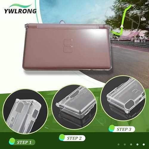 Transparent Hard Shell Case Cover for Nintendo DS Lite NDSL Protective Hard Crystal Clear Case Accessories Replacement Parts thumbnail 5