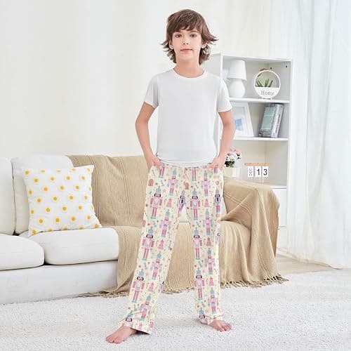 EFEWOI Halloween Pajama Pants Long Sleep Pants Soft Pajama Bottoms With Pockets Holiday Clothes thumbnail 3