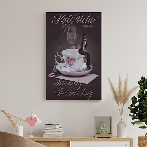 KBBYT Kali Uchis Sincerely Music Album Poster Canvas Wall Art Print For Room Aesthetic And Decor Poster For Bedroom Living Room Bathroom Kitchen Office Decor 12x18inch(30x45cm) Unframe-style thumbnail 8