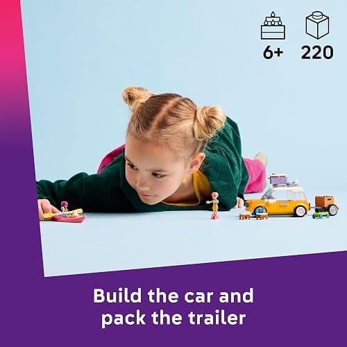 LEGO Friends Friendship Road-Trip Travel Car Toy - Buildable Storytelling Playset with Pretend Play Toys and Puppy Figurine - Fun Birthday Gift Idea for Girls & Boys, Ages 6+ - 42659 thumbnail 2