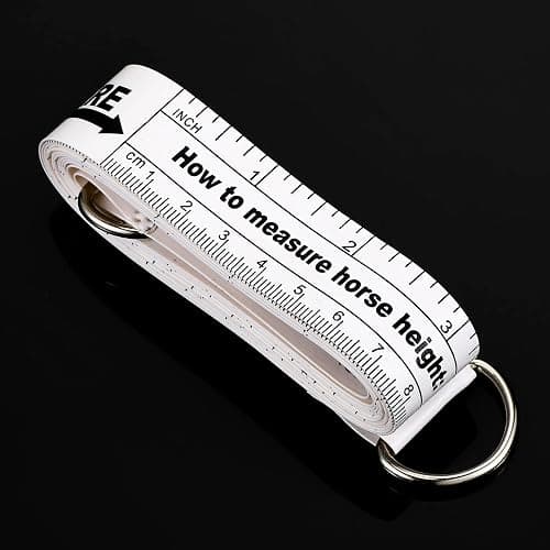 Konohan Horse Measuring Tape for Height and Weight Multifunctional Horse Weight Tape Portable PVC Weight Measure for Horses, 8.2 Feet Long - Image 1