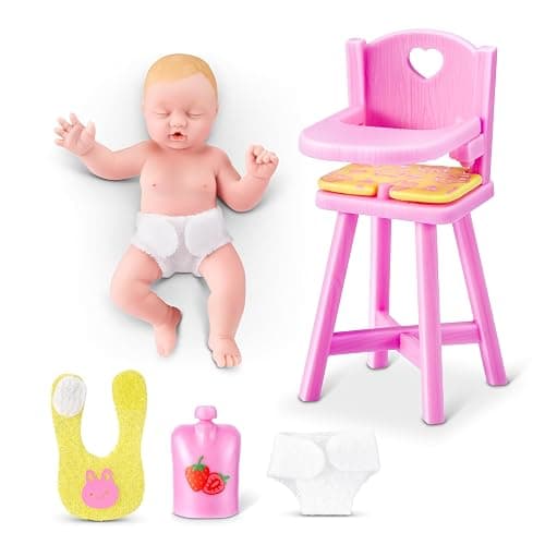 5 Surprise My Mini Baby Series 2 by ZURU, Collectible Mystery Capsule, Toy for Girls, Realistic Miniature Baby, Playset and Accessories thumbnail 3