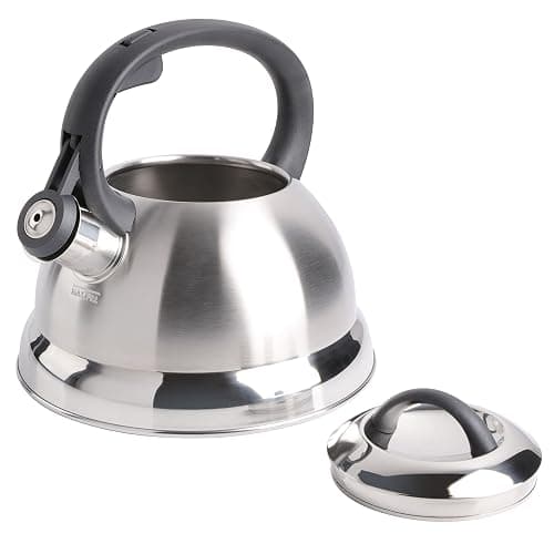 Mr. Coffee Flintshire Stainless Steel Whistling Tea Kettle, 1.75-Quart, Brushed Satin thumbnail 4