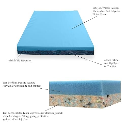 Non Slip Crash Mat For Gymnastics Bars Training Horizantel Bar Landing Crashing Safe Space for kids Schools kindergarten thumbnail 3