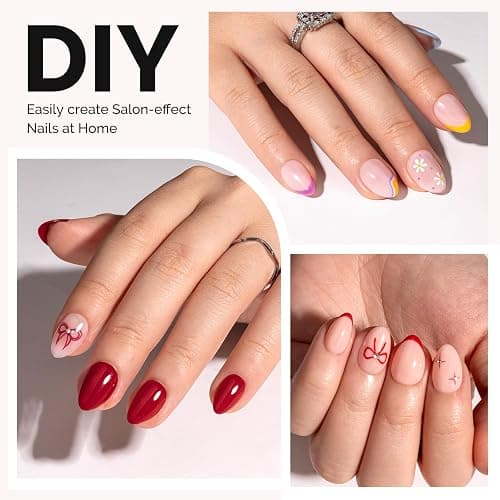 MelodySusie Extra Short Almond X Nail Tips - 600Pcs 15 Sizes Clear Acrylic, Half Matte Full Cover Press on Nails for DIY Extension & Salon Use, Pre-Shaped for Long-Lasting Manicure thumbnail 7