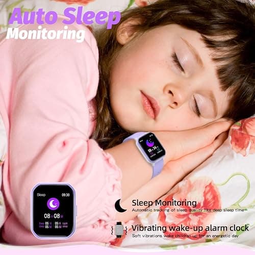 YOUSOKU Kids Smart Watch Girls Boys, Fitness Tracker for Kids, 1.5 Inch DIY Dial, 19 Sport Mode, Sleep Monitor, Pedometers, Heart Rate, IP68 Waterproof, Great Gift for Boys Girls Teens 6-14 thumbnail 5