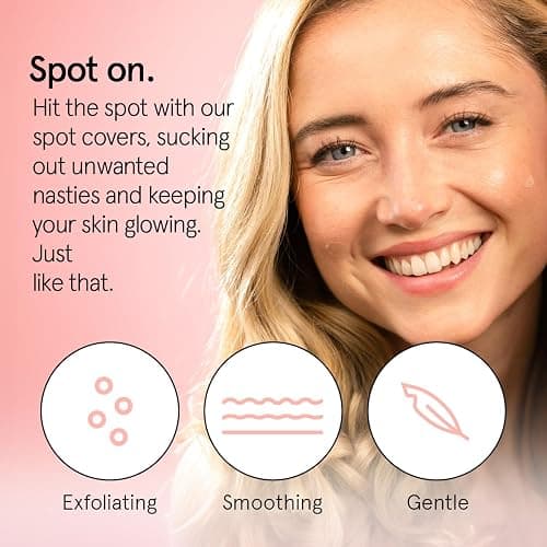 grace & stella Award Winning Clear Pimple Patches (Invisible, 72 Count) - Dermatologist Tested Hydrocolloid Spot Patches - Absorbs Gunk & Flatten Breakouts - Acne Patches for Blemish Treatment - Vegan thumbnail 2