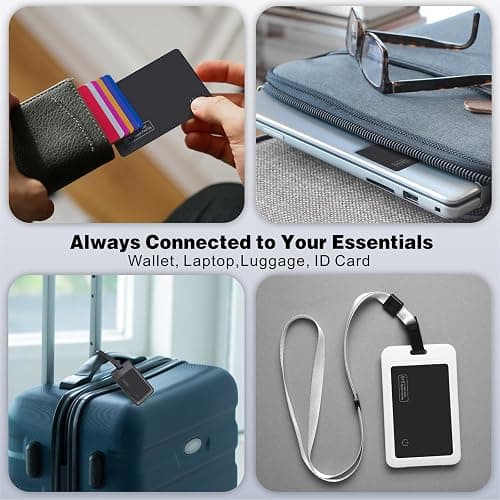 Eelexa Wallet Tracker Card, Rechargeable Thin Finder, Works with Apple Find My (iOS Only), Item Locator for Luggage Tags, Passports, Phone, IP68 Waterproof thumbnail 8