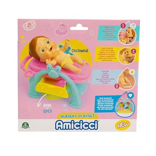 Cicciobello Amicci Nursery Time Pipi Amc02000, Giochi Preziosi Amc02000 Playset for Changing Their Diaper Comfortably, for Children From 3 Years Old, Amc02000 thumbnail 3