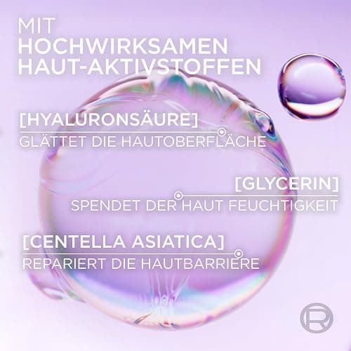 L'Oréal Paris Glass Skin Hydrogel 4er Maskenbox, für aufgepolsterte & glowy Haut, feuchtigkeitsspendend & glättend, [mit Hyaluronsäure], Revitalift Filler, Vorteilsset, 100g thumbnail 6