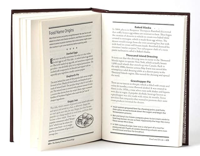 The Book of Unusual Knowledge: Big Book of Fascinating Facts & Information | Hardcover Gift for Trivia Buffs, Curious Minds, Adults, Dad & Knowledge Seekers thumbnail 3