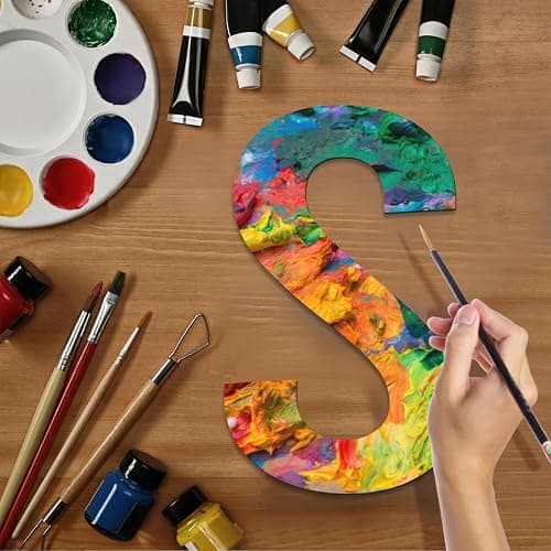 Large Wooden Letters 17 Inch Big Wooden Alphabet Letters for Wall Decor Unfinished Large Wood Letters G for Nursery Decor Crafts Blank Wooden Cutout Sign for Party Birthday Wedding Home Decoration thumbnail 7
