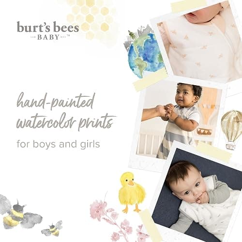 Burt's Bees Baby Baby Organic Beekeeper Infant Wearable Blanket thumbnail 7