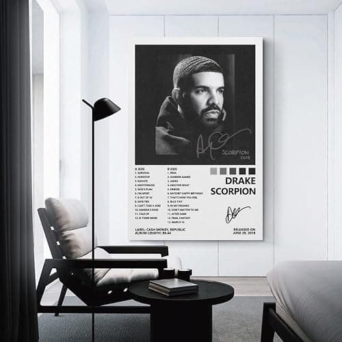 Drake Poster Scorpion Album Cover Poster for Bedroom Aesthetic Canvas Art Wall Decor 08x12inch(20x30cm) thumbnail 3