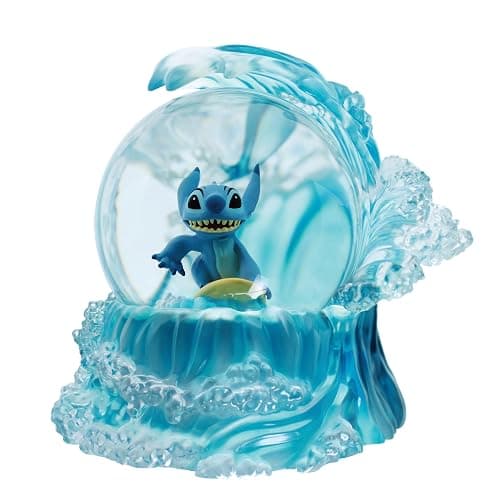 Disney Showcase Collection Stitch Surfing Waterball, Height 15cm thumbnail 3