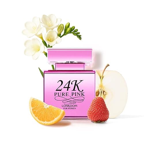 Lonkoom 24K Pure Pink Perfume for Women, Sweet Floral Fruity Perfumes Eau de Parfum Spray Long-Lasting Fragrance, 3.4 Fl Oz/100ml thumbnail 10