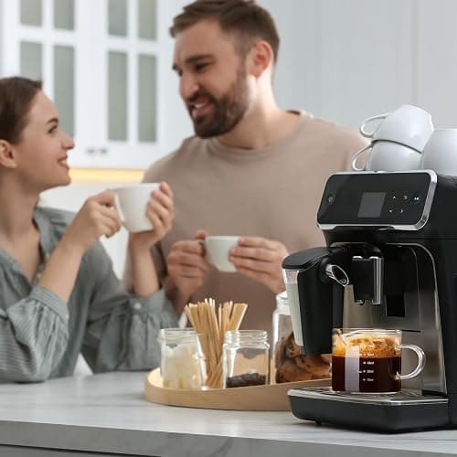 Mfacoy 2 Pack Measuring Cups, 75ML Espresso Cups with Handle, Espresso Shot Glasses with V-Shaped Mouth, Clear Accessories, Milk Frothing Pitcher thumbnail 2