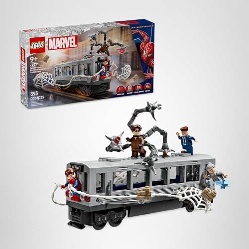 LEGO Marvel Spider-Man vs. Doc Ock Subway Train Scene 76321 | Back to School Gift for Students, Building Toy, Boys & Girls, Ages 9+, Marvel Toys for Kids, 393 pcs thumbnail 7