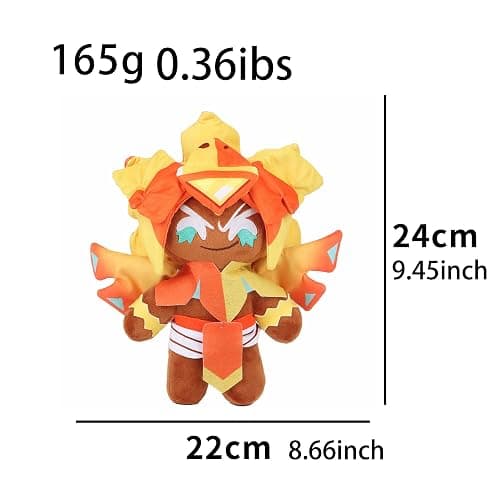 Amnii Cookie-Run-Kingdom Ornaments Golden Cheese Cookie Figurines Pillow Home Room Dormitory Decorations Stress Relief 9inch thumbnail 2