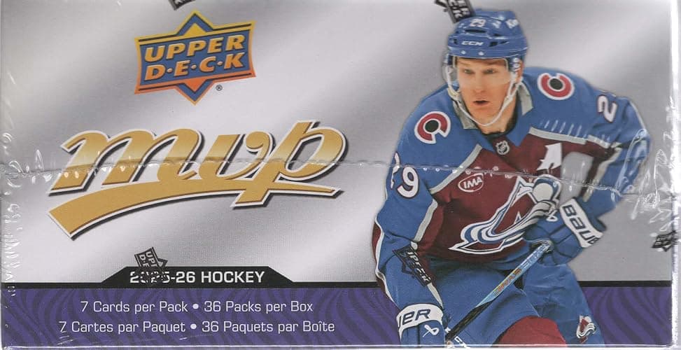 2025 2026 Upper Deck M V P Hockey Series Unopened Retail 36 Pack Box with Chance for Rookies and Stars Plus #1 Draft Picks Cards and Exciting New Insert Sets thumbnail 2