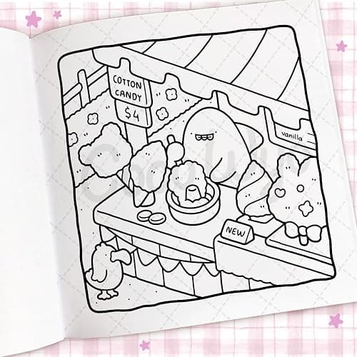 Cozy Days: A cute and comfy colouring book (Coco Wyo) thumbnail 5