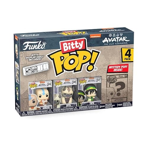 Funko Bitty Pop! Avatar: The Last Airbender - Aang, Appa, Toph, & A Surprise Mystery Mini Figure - 0.9 Inch (2.2 Cm) Collectable - Stackable Display Shelf Included - Gift Idea Cake Topper thumbnail 2