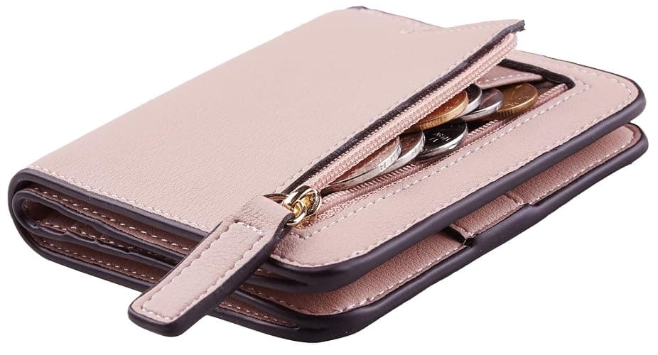 Toughergun Wallet Women Rfid Blocking Small Compact Bifold Luxury Leather Pocket Wallet Ladies Mini Purse with ID Window - Image 1