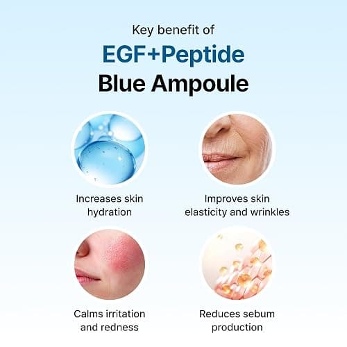 DearKlairs Midnight Blue Youth Activating Drop · EGF + Peptide Ampoule for Sensitive Skin · Calms Redness, Boosts Firmness & Sebum Control · Lightweight & Fast-Absorbing · 0.67 Fl Oz thumbnail 6