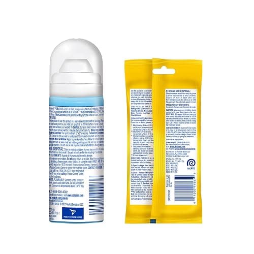 Lysol To Go Bundle - 1.5 Ounce Crisp Linen Disinfectant Spray and Lemon Lime Disinfecting Wipes Flat Pack thumbnail 6