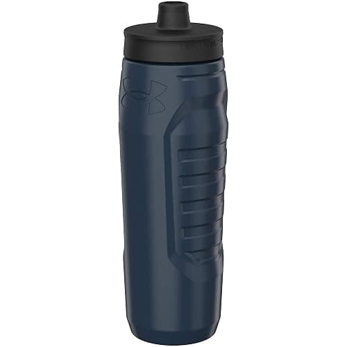 Under Armour Squeeze Water Bottles, 32 oz Water Bottles, Sideline Sports Water Bottle with Quick-Shot Lid, Quick & Easy Hydration, Gym Water Bottles, Squeeze Bottle, 1 32oz Bottle - Image 1