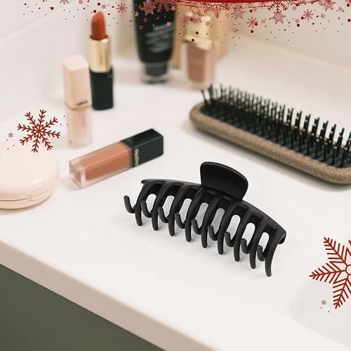 TOCESS 8 Pack Neutral Big Hair Claw Clips for Women Large Claw Clip for Thin Thick Curly Hair 90's Strong Hold 4.33 Inch Nonslip Matte Jumbo Hair Clips thumbnail 4