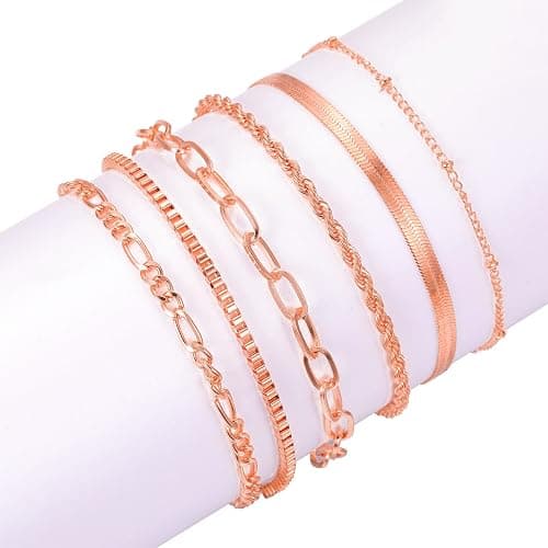 NEWITIN 69 Pieces Gold Jewelry Set for Women Fashion Costume Jewelry Gold Plated Necklace Bracelet Earrings Set for Women thumbnail 3