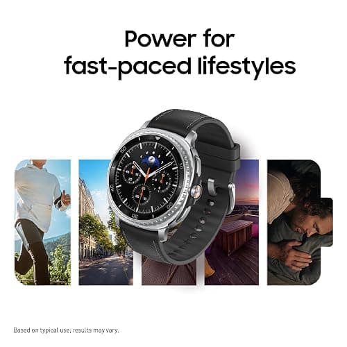 Samsung Galaxy Watch 8 Classic (2025) 46mm Bluetooth Smartwatch, Cushion Design, Rotating Bezel, Quick Button, Sleep Coaching, Running Coach, Energy Score, White [US Version, 2 Yr Warranty] thumbnail 7