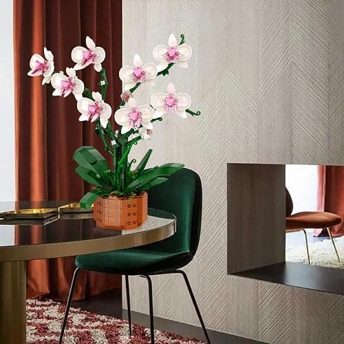 729-Piece Artificial Flower Building Blocks Set - DIY Home Decoration Kit for Adults, Mothers Day, Girlfriends, Mom, Birthday, Valentine's Day Gifts thumbnail 6